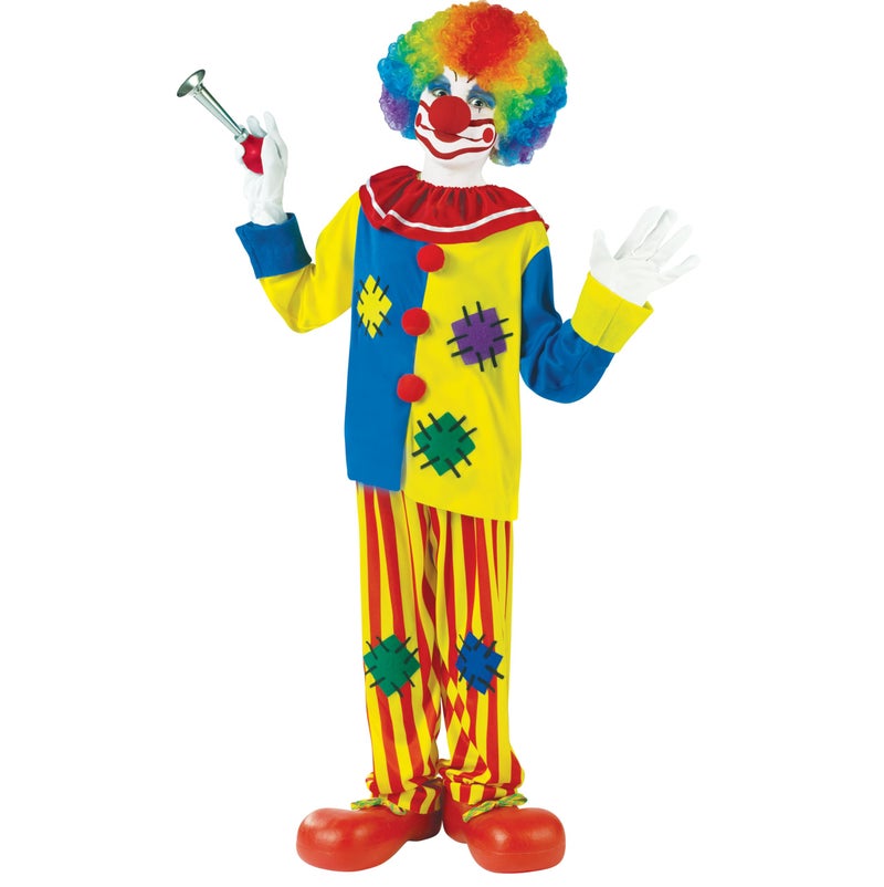 Fun World Big Top Clown Costume, Medium 8-10, Multicolor - Image 1